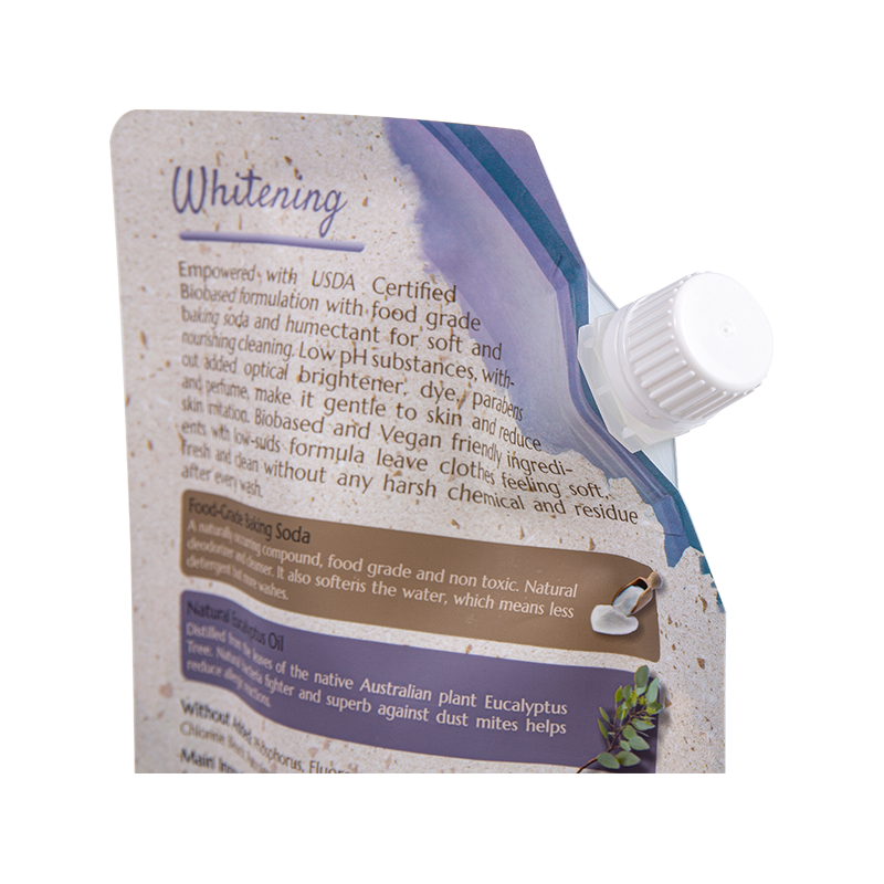 Výtokový sáček sáček na prací prostředek s těsnícím výkonem Výtokový sáček sáček na prací prostředek s těsnícím výkonem