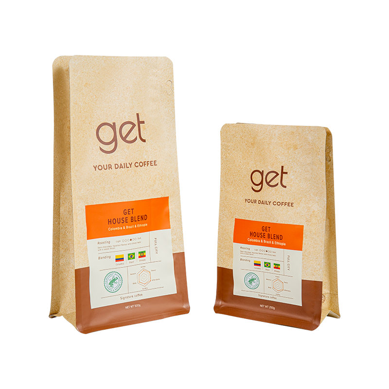 250g, 500g,1 kg Balení kávových zrn sáček 250g, 500g,1 kg Balení kávových zrn sáček