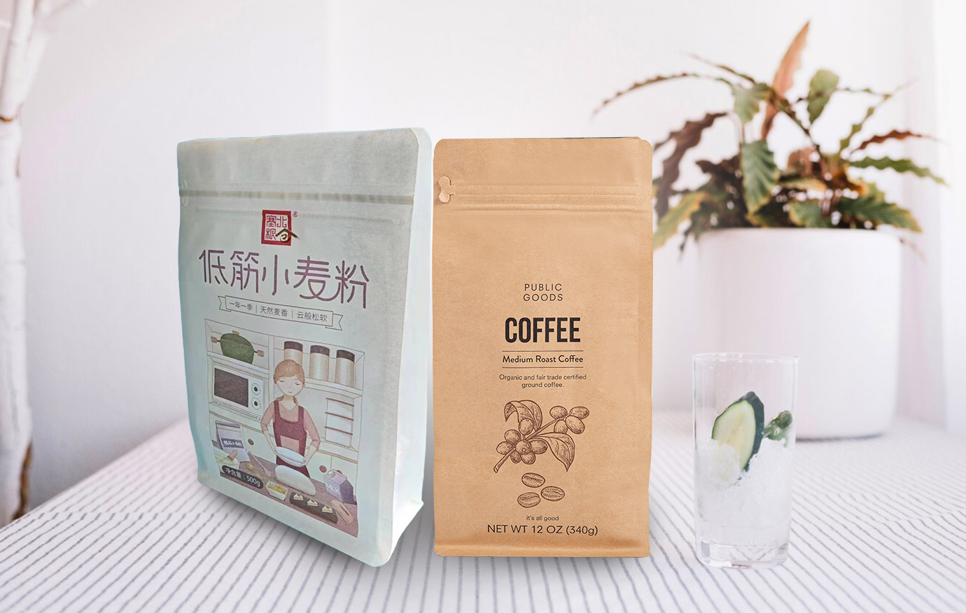 Kraftový papírový sáček